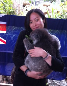 Ms Yangbing with Koala